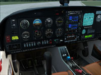 Pilot side cockpit