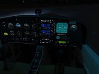 Cockpit night lighting