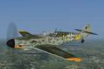 Bf109G_10 painted in Erick Hartmann's colors from the JG2