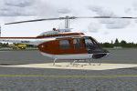 Marines Bell 206 FX Helicopter 'BURNO 163328'