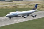 United Airlines Boeing 747-400 NC