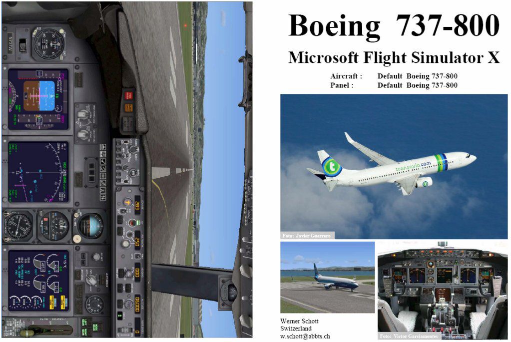 Manual/Checklist Default Boeing 737-800 for FSX