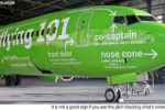 Aircraft "Instructions" Painted on Kulula Airlines