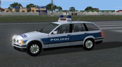 German Police Car for FSX