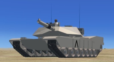 M1A1 Abrams Tank Vehicle for FSX