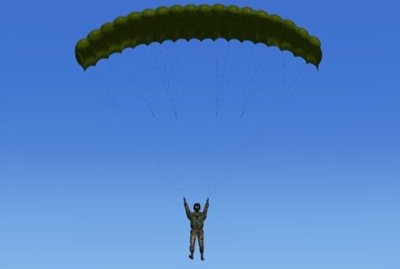 Parachute add-on for Flight Simulator X