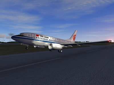 Air China Boeing 737-600 on runway