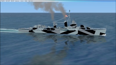 FSX Fletcher Class Destroyer