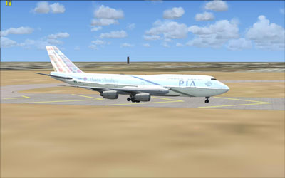 PIA Boeing 747-300 in "mountain paradies" livery