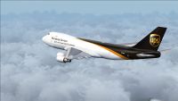 UPS Boeing 747-400F/BCF in flight.