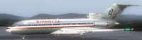 American Airlines Boeing 727-23 on runway.