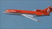 Avianca Colombia Boeing 727-100 in flight.
