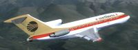 Continental Airlines Boeing 727-100 in flight.