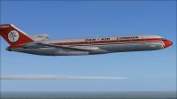 Dan-Air Boeing 727-200 in flight.