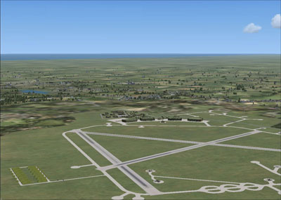 Screenshot from RAF Station Driffield scenery