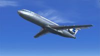 Icelandair Boeing 727-200 in flight.
