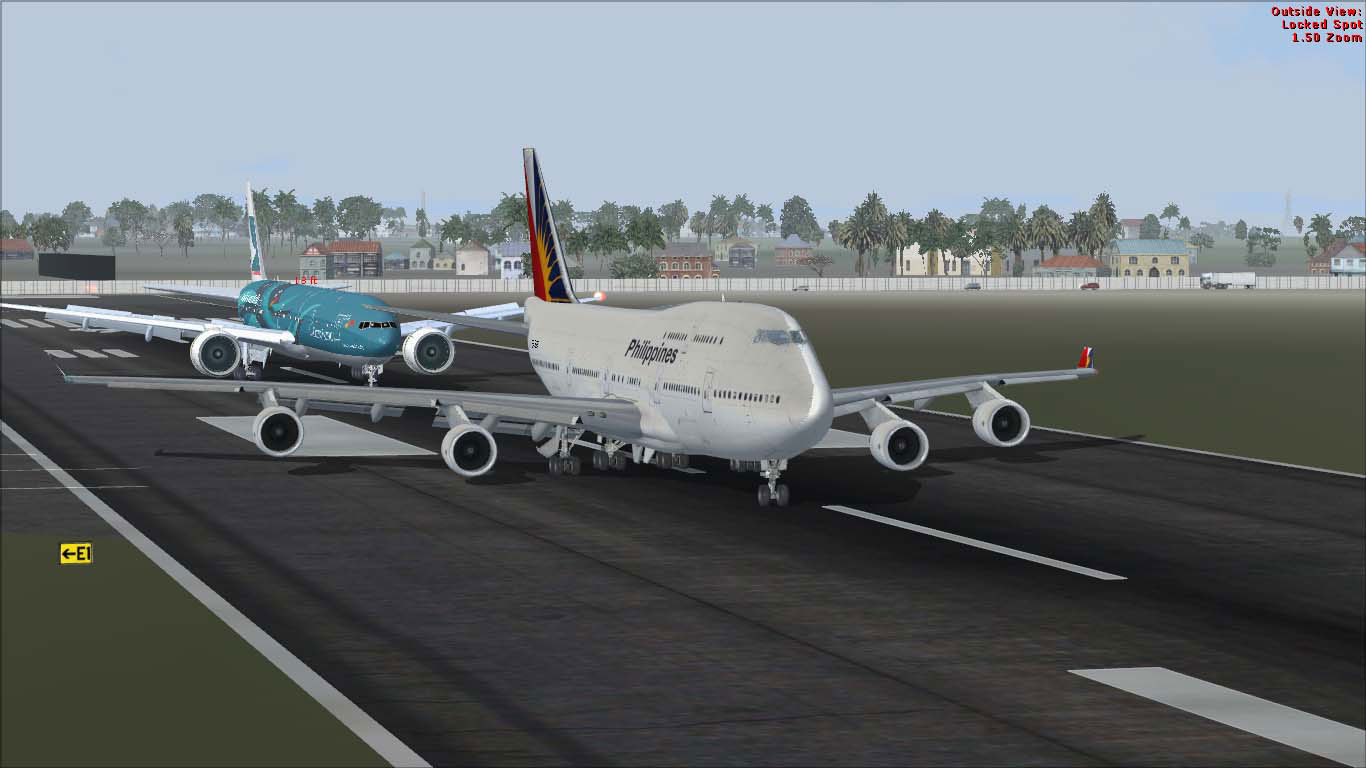 Download this Philippine Airlines Boeing Runway picture