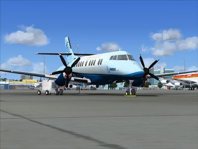 PMDG's Jetstream 4100 on tarmac
