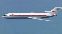 Trans World Airlines Boeing 727-200 in flight.