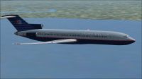 United Airlines Boeing 727-200 ADV in flight.