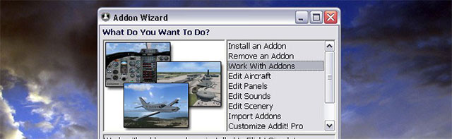 Addon Wizard: What do you want to do? Read more: http:/