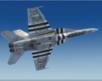 CAF/RCAF F/A-18 441 Sqn in flight.