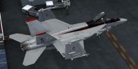 F/A-18E VFA-41 in Black Aces livery.