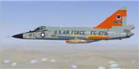 USAF Convair F-102 Delta Dagger in flight.