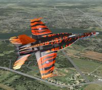 Canadian Air Force/RCAF CF-18 in flight.