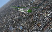 Piper Pacer flying over Europe.