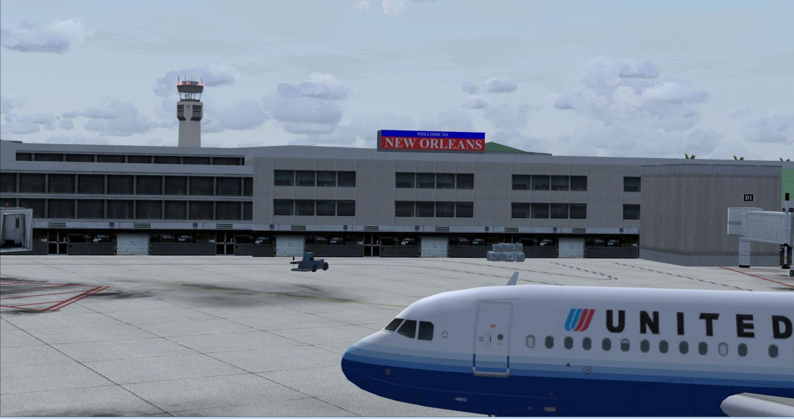 New Orleans International Airport Scenery for FSX