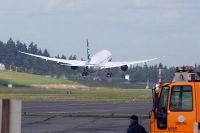 Boeing's ZA006 test flight from Boeing Field.