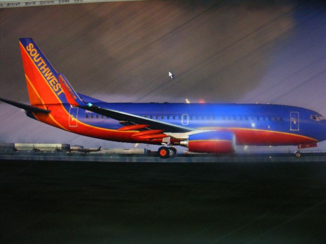 Southwest 737 on Runway