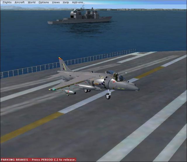 Harrier GR7- 1C. From the Microsoft Flight Simulator X gallery.
