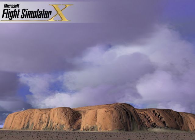 Uluru_atSunrise2.jpg. From the Microsoft Flight Simulator X gallery.