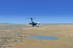 Allegiant MD-83 on final at Colorado Springs Municipal