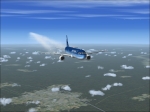 737-800 25,000 feet over Central KY
