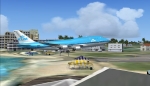 Landing in St Maarten
