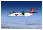 LAM Bombardier Q400 inbound Beira - FQBR