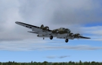 B-17 Flying Fortress final at EGSU