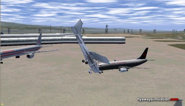 Crazy Cessna; now what. From the FlightGear gallery.