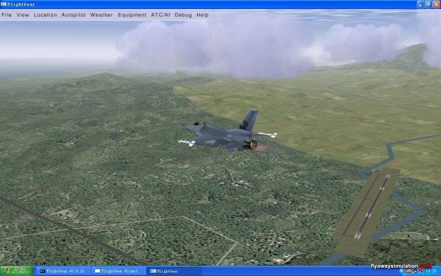 F-16. From the FlightGear gallery.