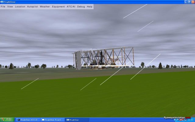 1903 Wright Flyer. From the FlightGear gallery.