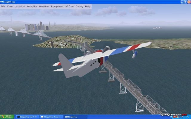 San Francisco. From the FlightGear gallery.
