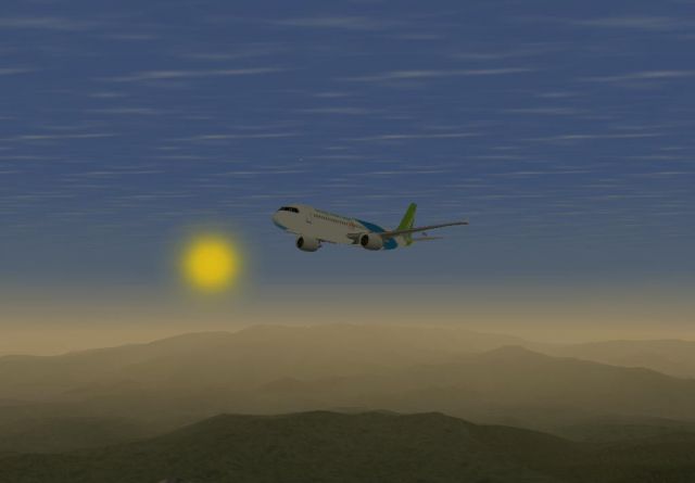 Comac C919. From the FlightGear gallery.