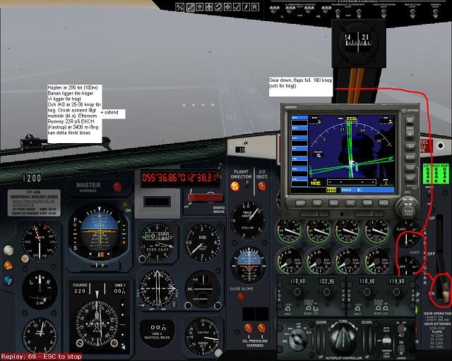 Boeing 707 at Copenhagen. From the Microsoft Flight Simulator 2004 gallery.