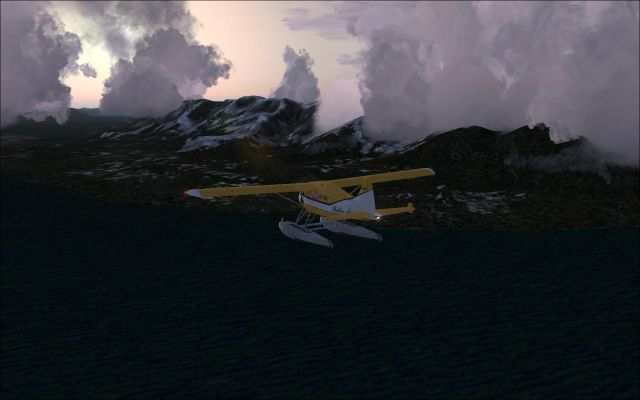 Air Hauler Somewhere over Alaska. From the Microsoft Flight Simulator 2004 gallery.