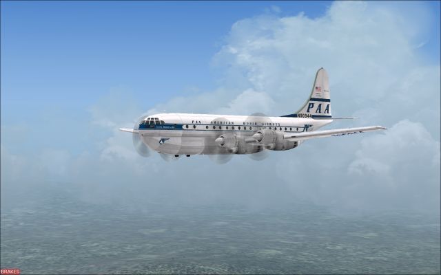 PAA B-337 in (New Clouds). From the Microsoft Flight Simulator 2004 gallery.