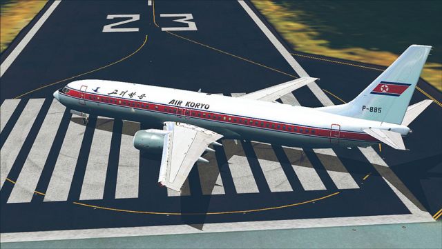 Air Koryo North Korean B737. From the Microsoft Flight Simulator 2004 gallery.