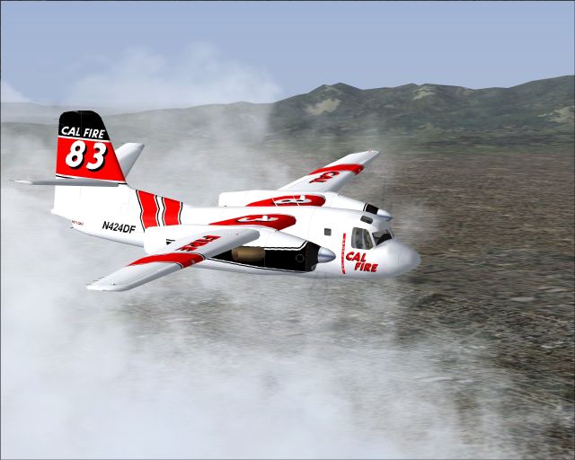 Initial Attack CAL FIRE T-83. From the Microsoft Flight Simulator 2004 gallery.